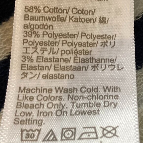 🔥HOST PICK🔥 J.CREW NAVY and WHITE STRIPED LONG SLEEVED TOP with BUTTON CLOSURE - Picture 11 of 11